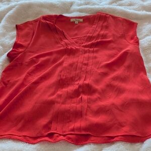 Serein Red Women's Sleeveless Blouse (XL)